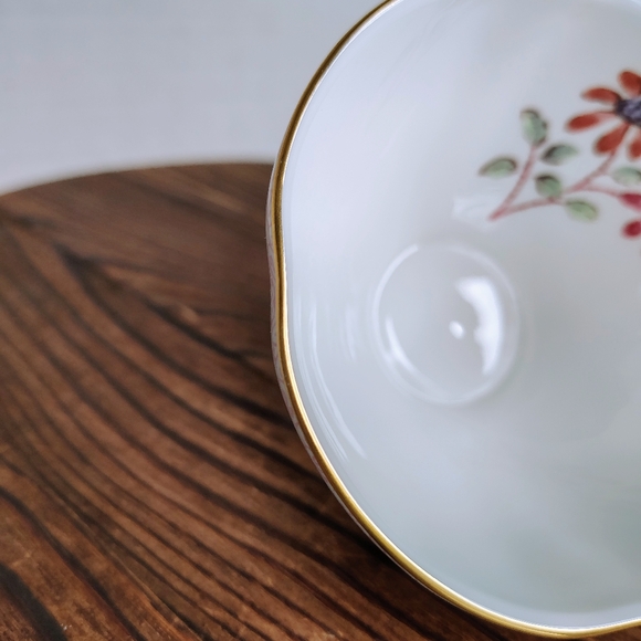 Wedgwood Pink Cuckoo Teacup and Saucer Bone China England Tricket Dish Tea Party - Picture 16 of 17